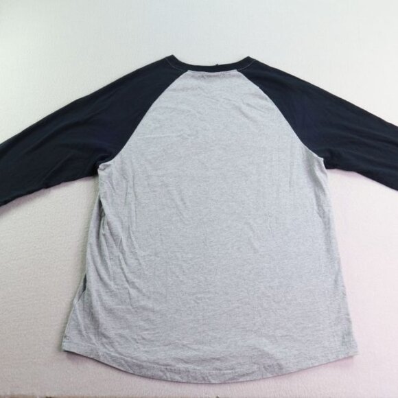 Nike Shirt Mens Large L Raglan Long Sleeve Baseball Jersey - Picture 3 of 8